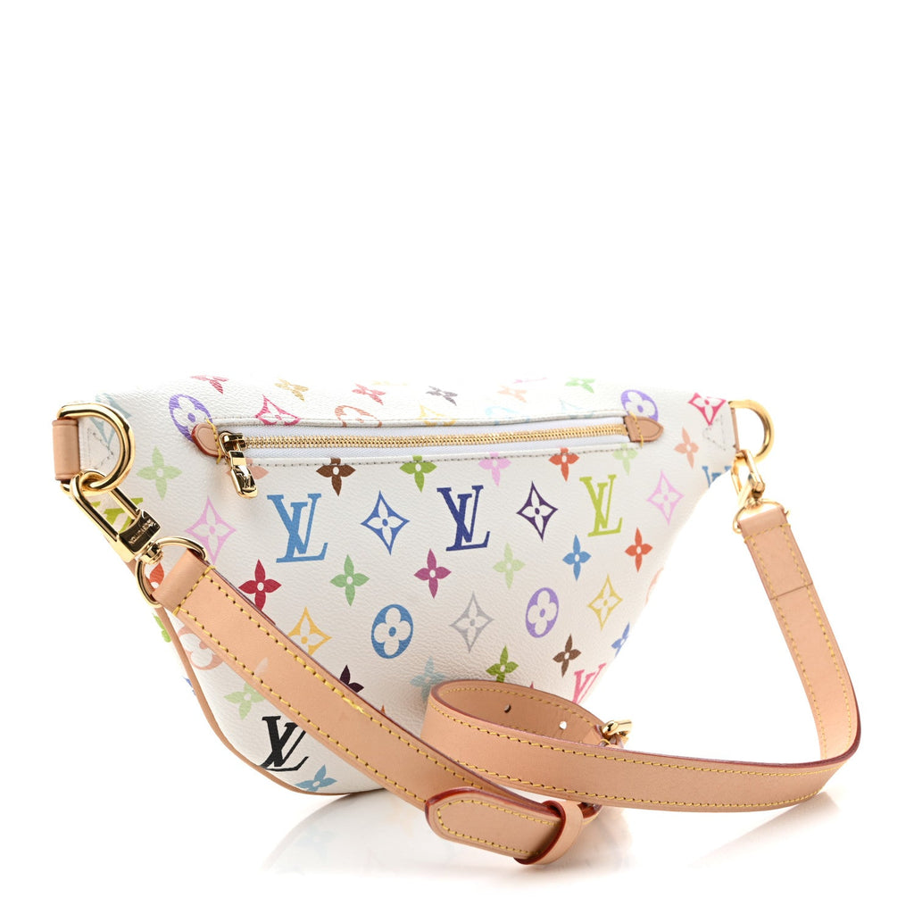 LV X TM Monogram Multicolor High Rise Bumbag White