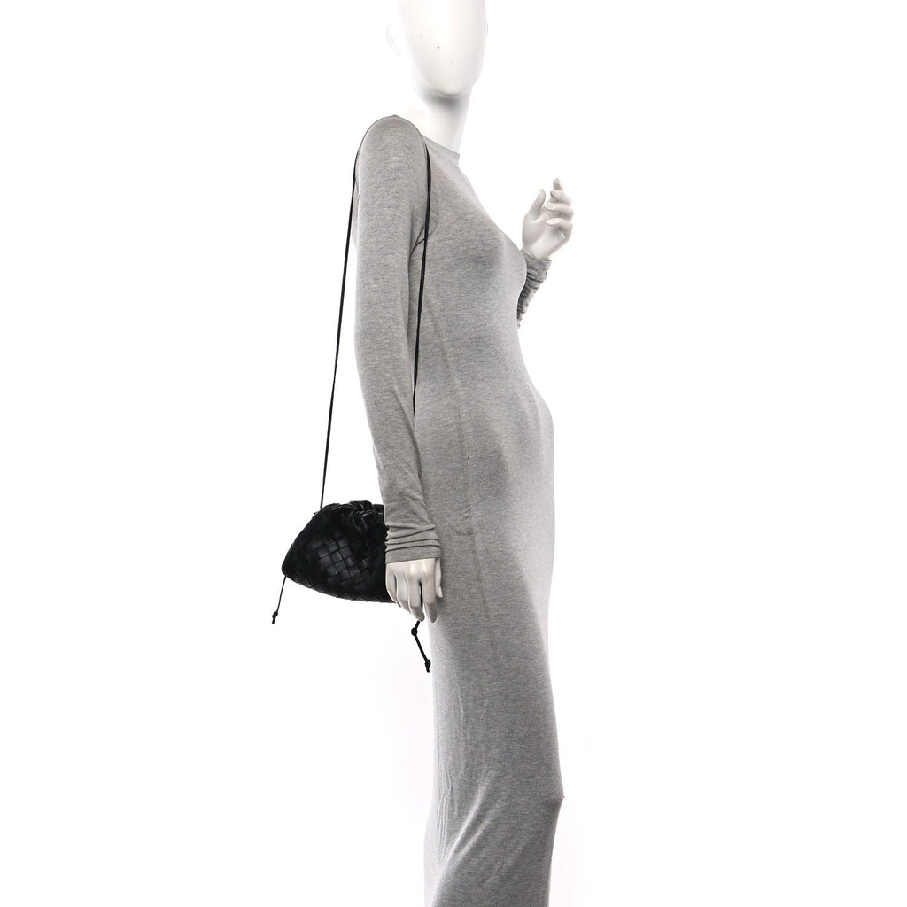 Nappa Intrecciato The Mini Pouch Black