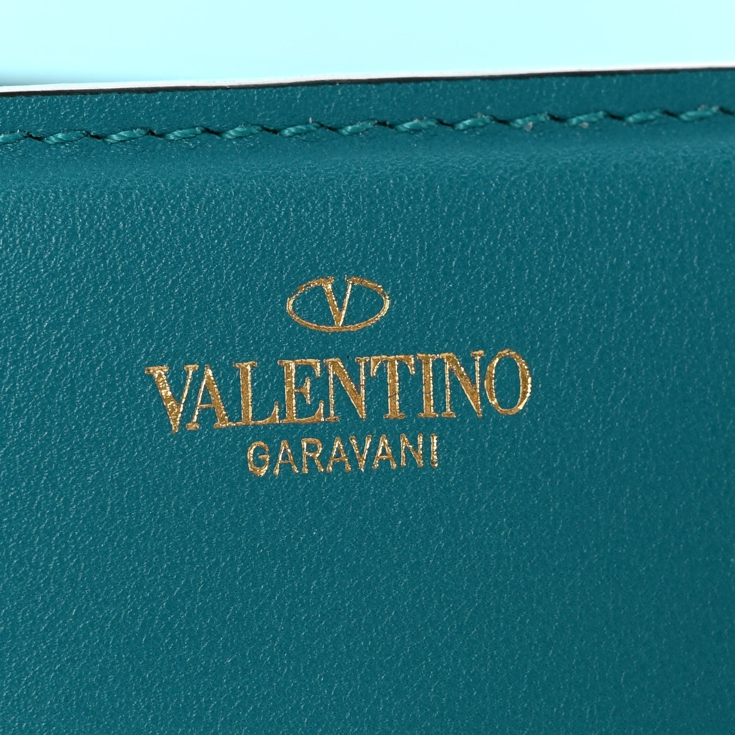 Calfskin Vlogo Loco Shoulder Bag Marine Green