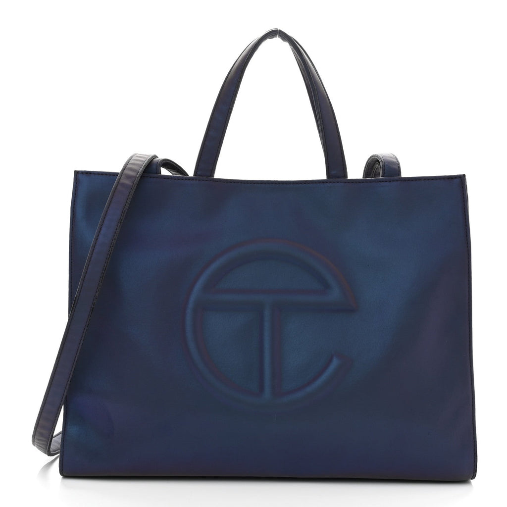 Vegan Leather Medium Shopping Bag Flash