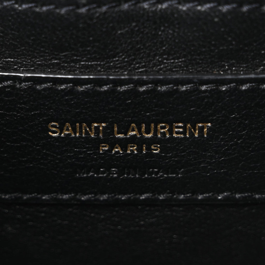 Box Calfskin Monogram Medium Solferino Satchel Black