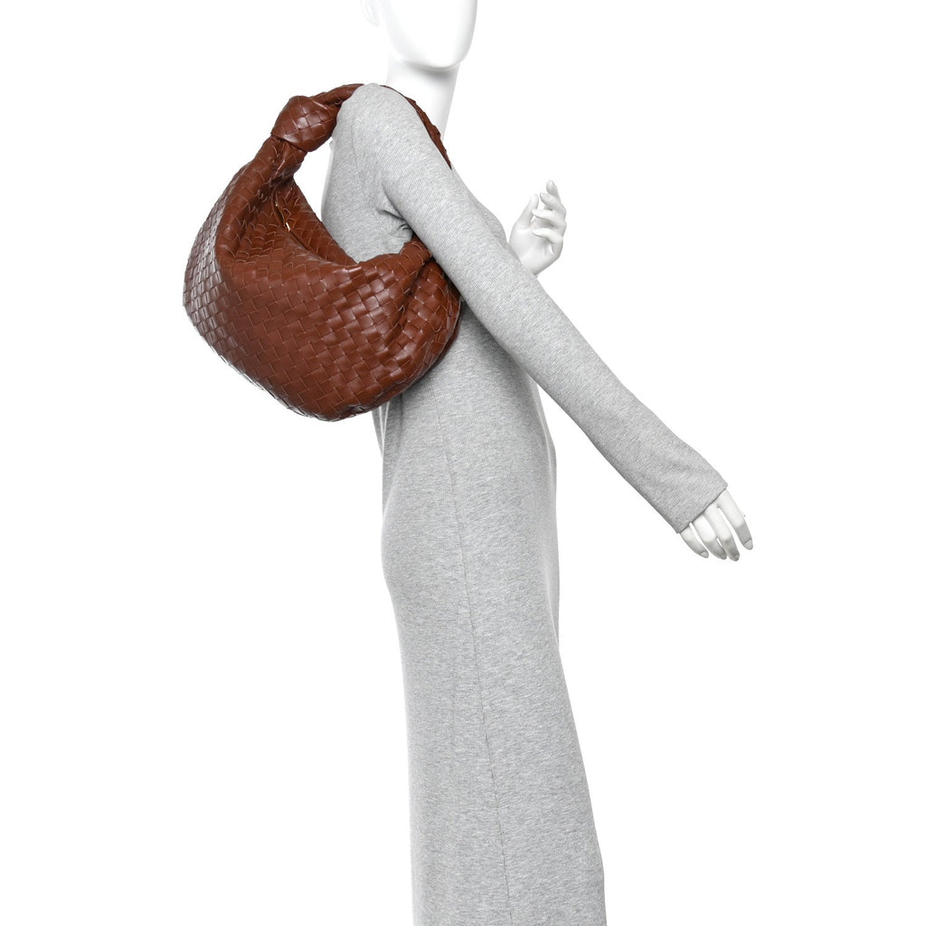 Nappa Intrecciato Small Jodie Sapele