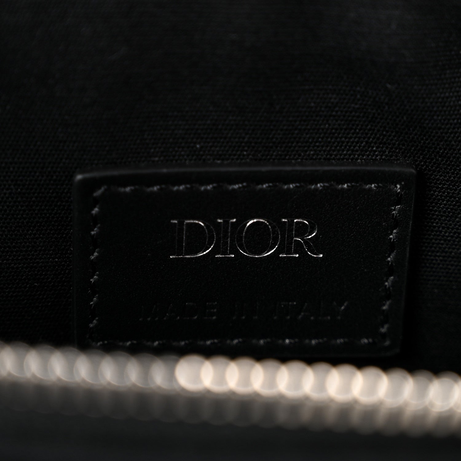 Tweed Saddle Bag Black Silver