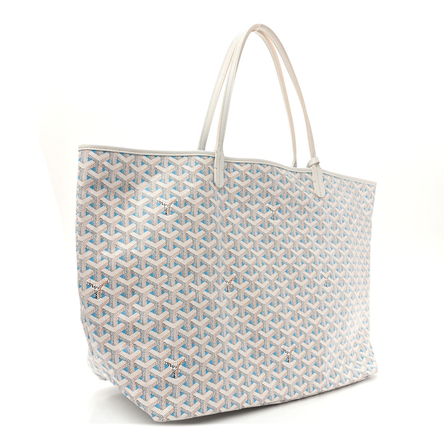 Goyardine Saint Louis Claire Voie GM White Opaline