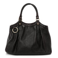 Guccissima Medium Sukey Tote  Chocolate