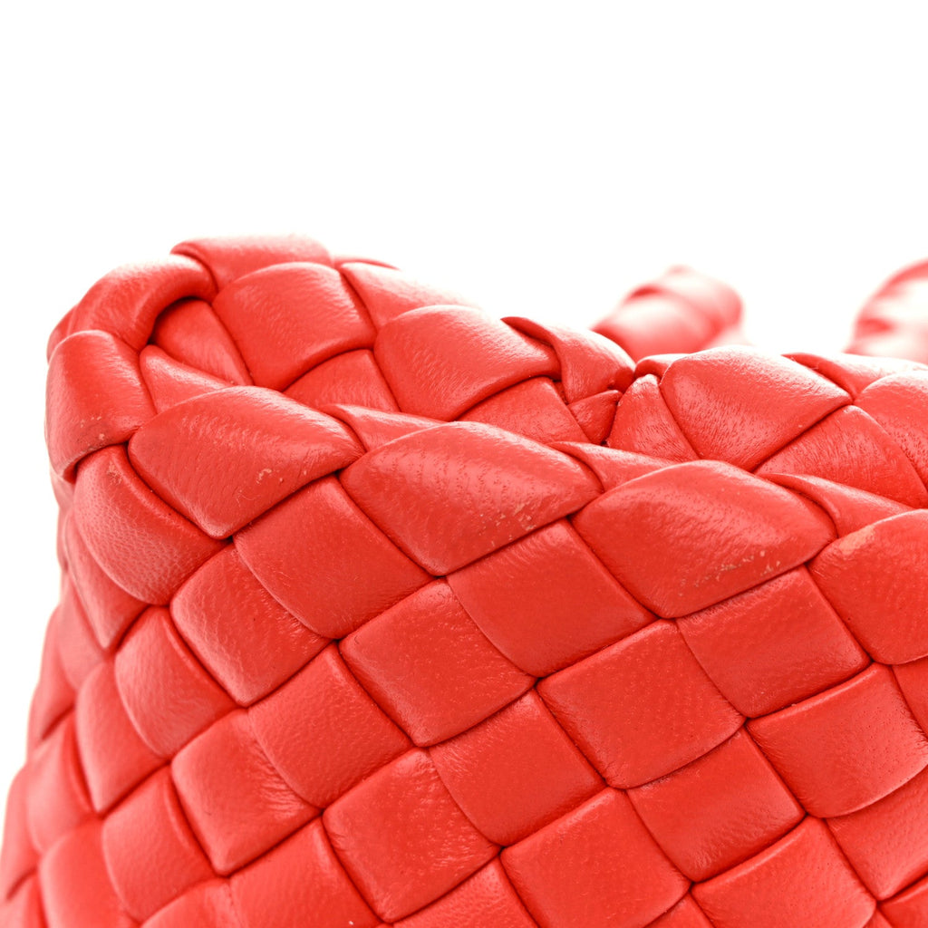 Nappa Intreccio Mini Padded Handle Bag Sunburst