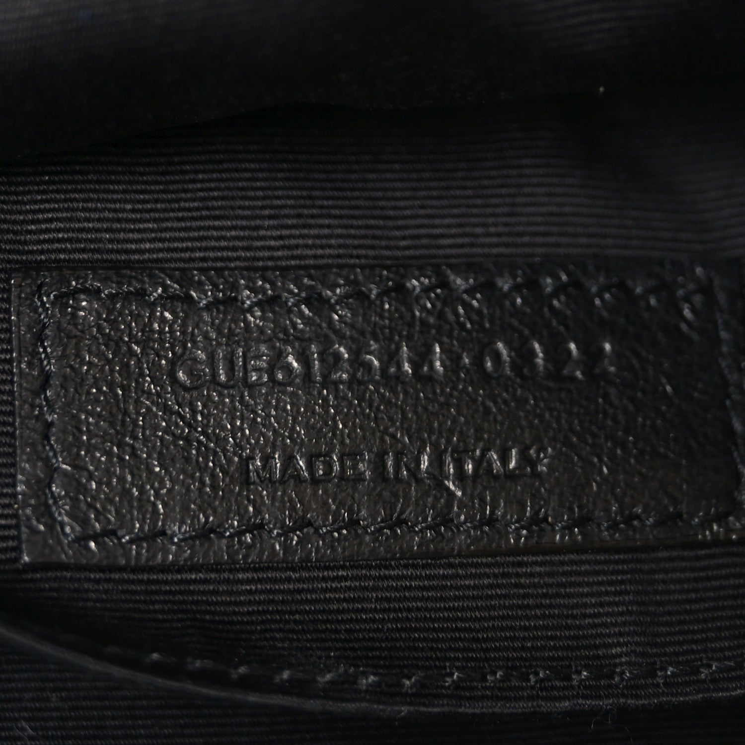 Calfskin Matelasse Monogram Lou Camera Bag Black