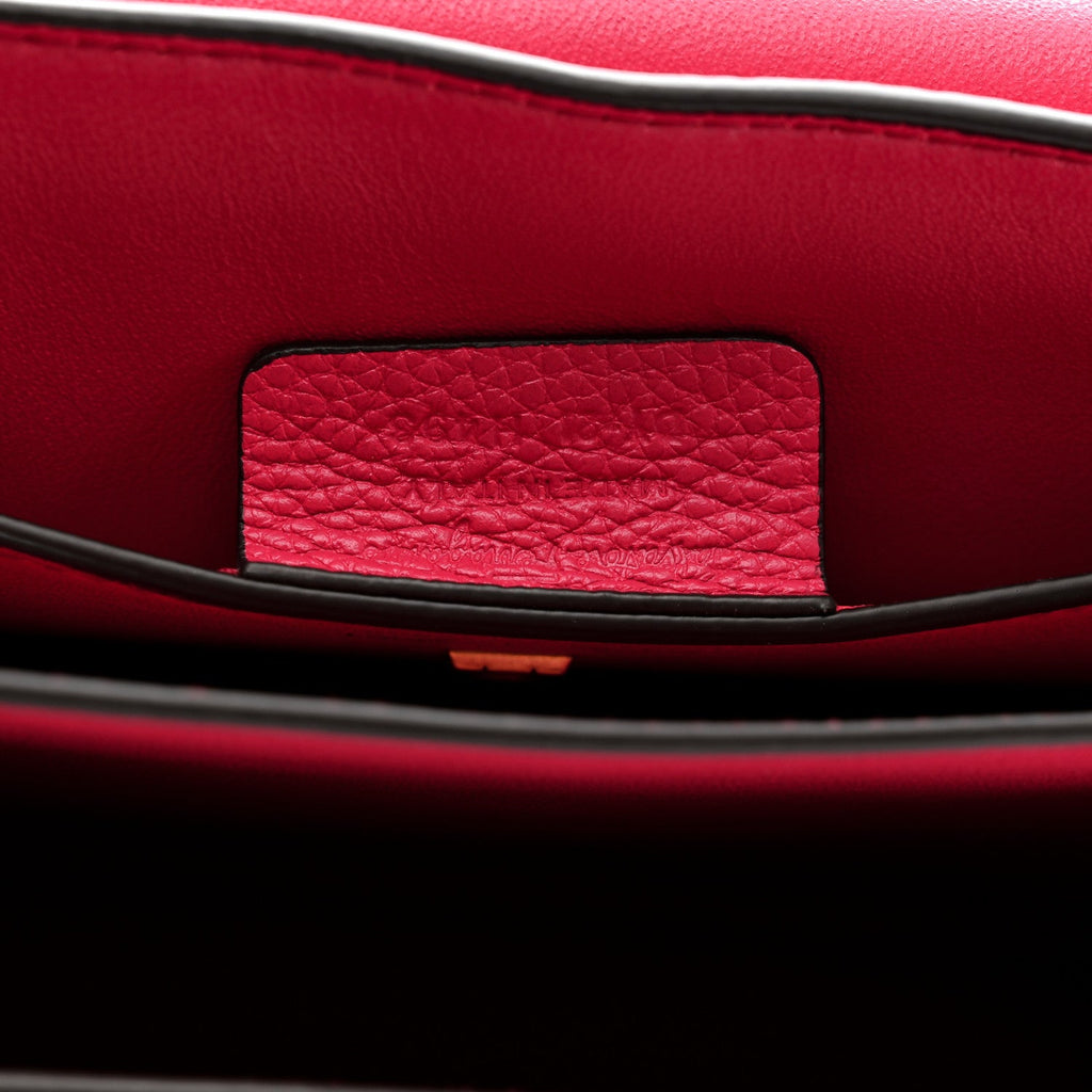 Calfskin Small Margot Top Handle Satchel Ribes