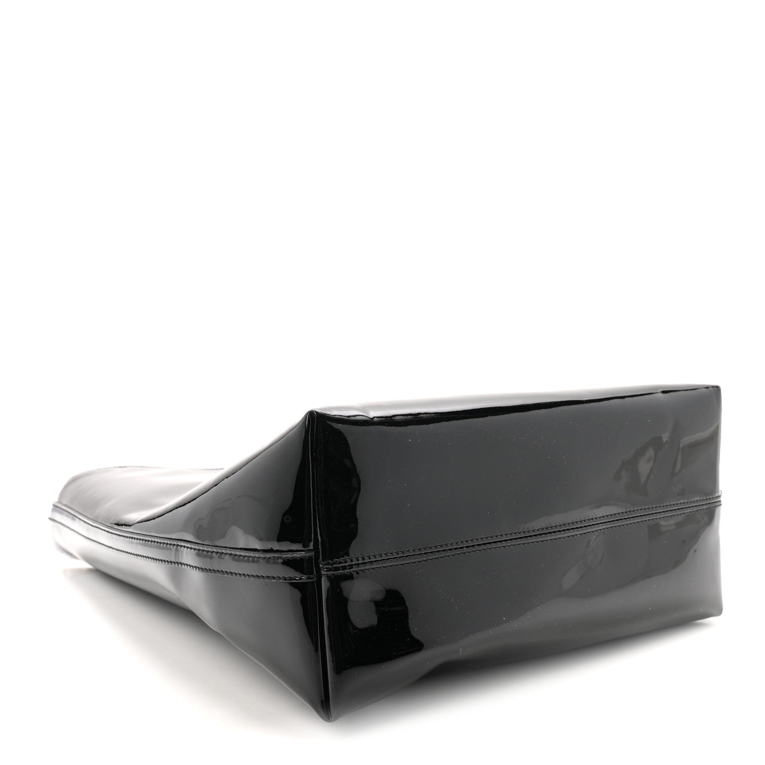 Patent Calfskin Rendez-Vous Hobo Black