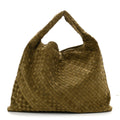 Suede Intrecciato Large Hop Mud