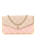 Empreinte Spring in the City Felicie Pochette Chain Wallet Pink Beige Yellow