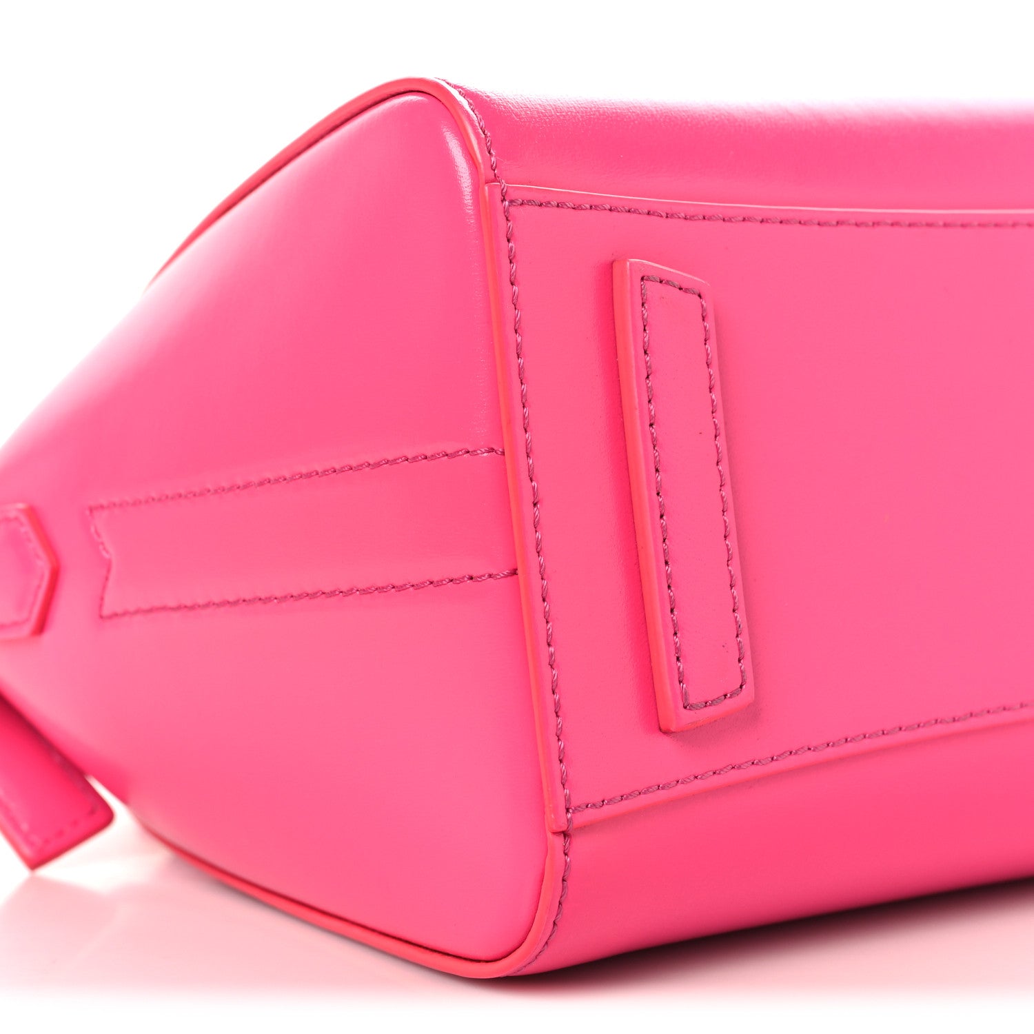 Shiny Lord Calfskin Mini Antigona Shocking Pink