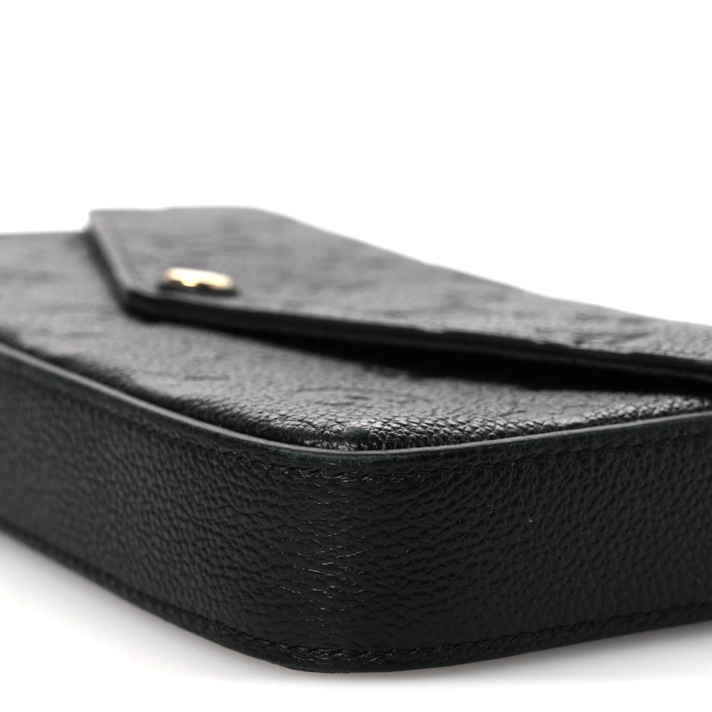 Empreinte Pochette Felicie Chain Wallet Black