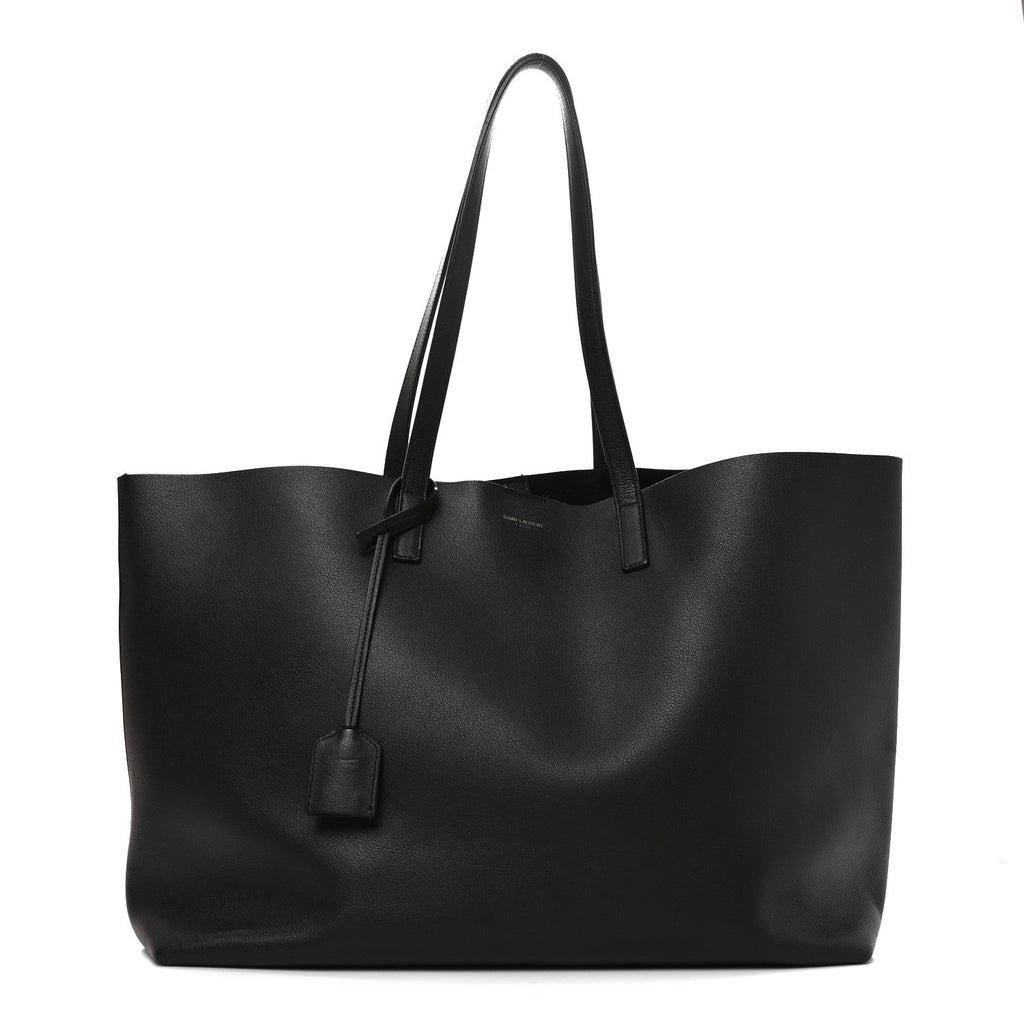 Calfskin Large Shopping Tote Black