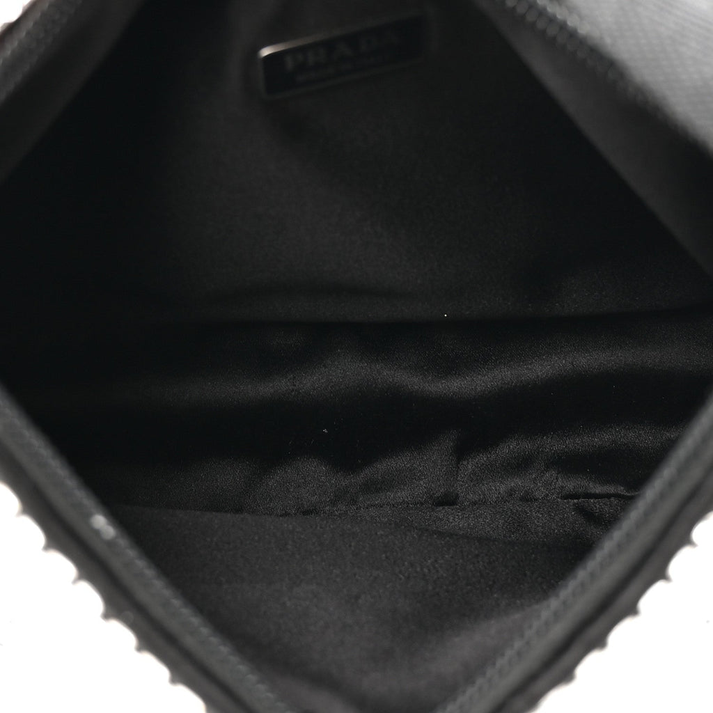 Satin Crystal Mini Re-Edition 2000 Bag Cristal