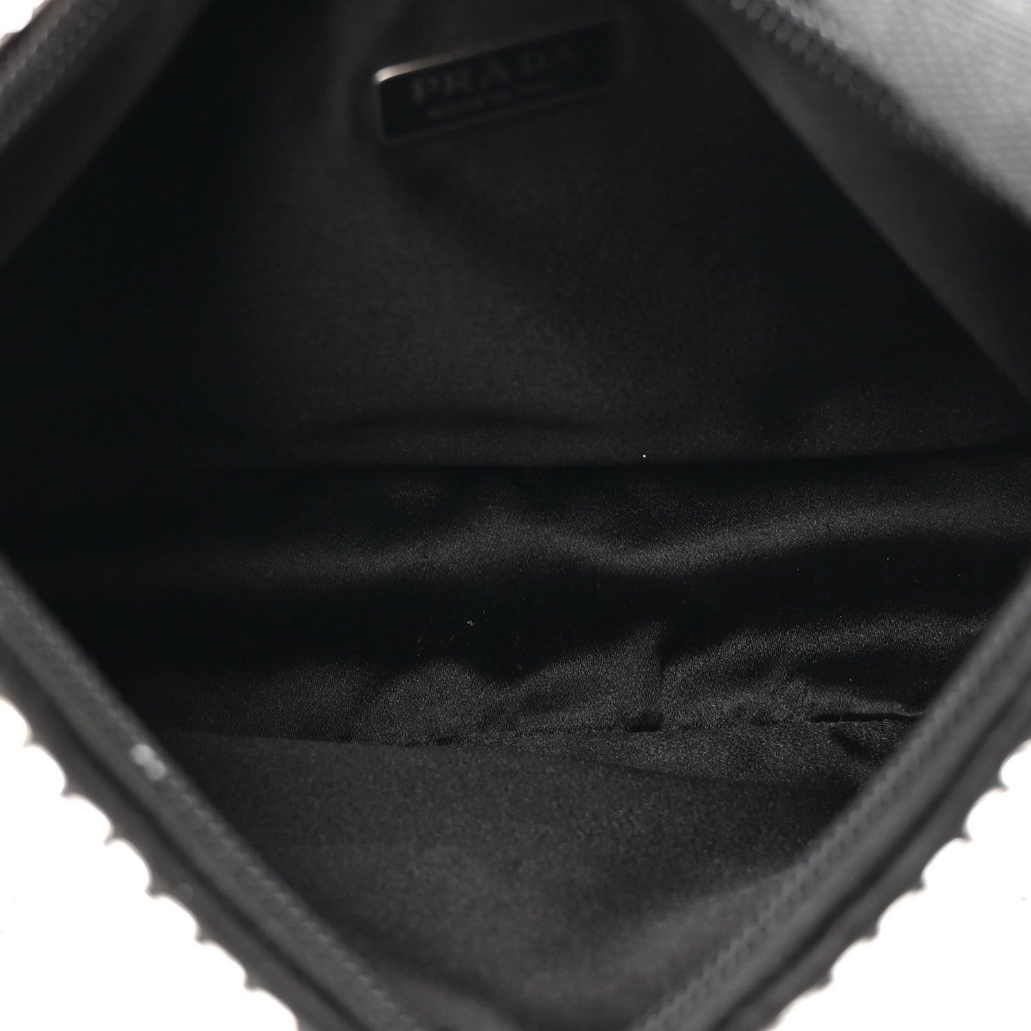 Satin Crystal Mini Re-Edition 2000 Bag Cristal