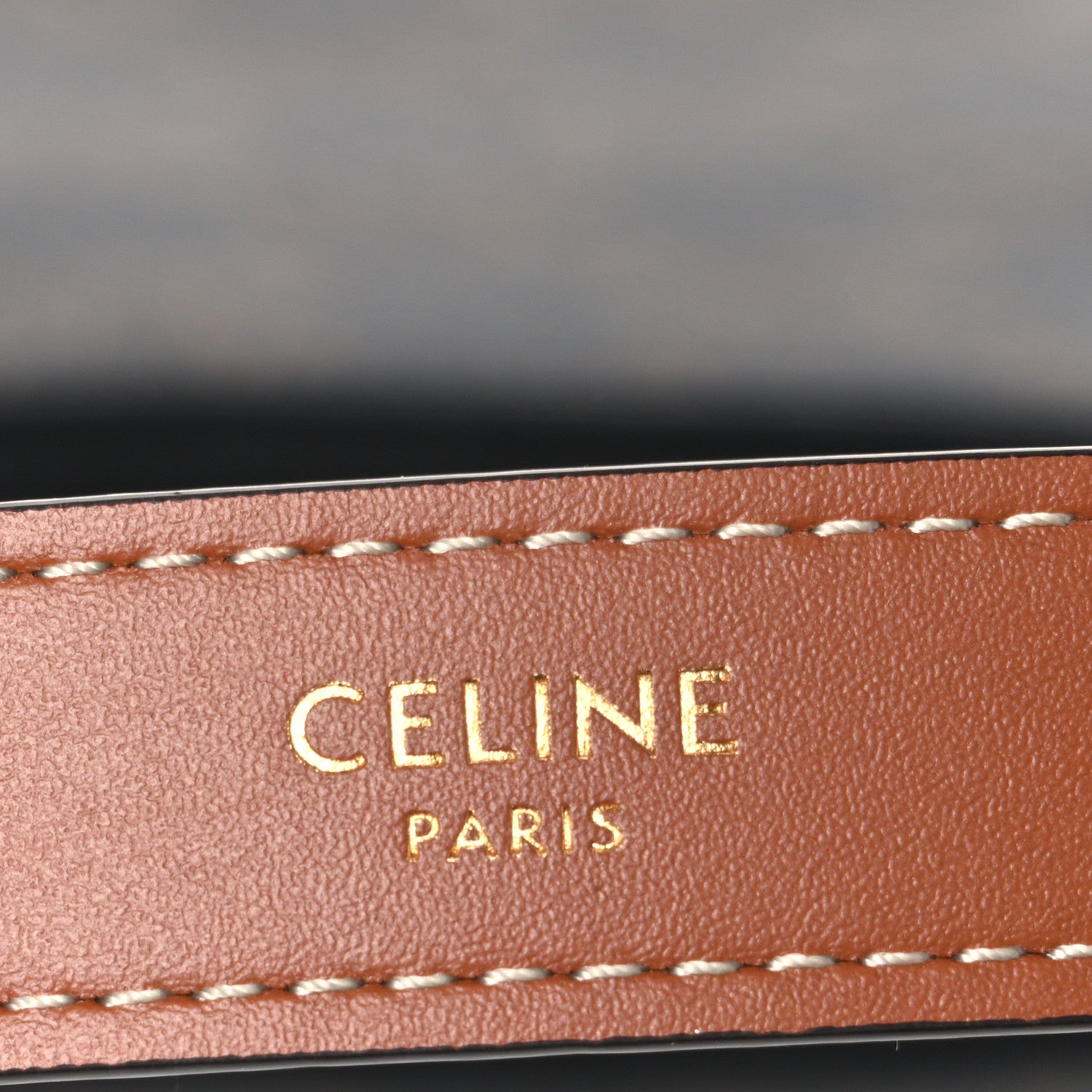 Triomphe Canvas Calfskin Ava Shoulder Bag Tan