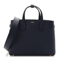 Derby Calfskin Vintage Check Medium Banner Tote Regency Blue