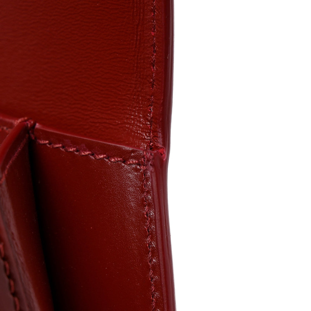 Calfskin Large Greca Goddess Shoulder Bag Red