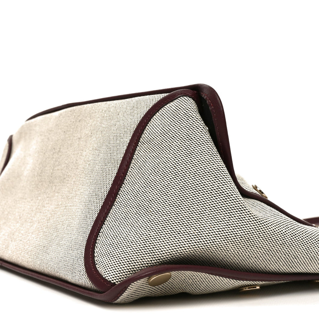 Canvas Medium Bond Shopper Tote Aubergine