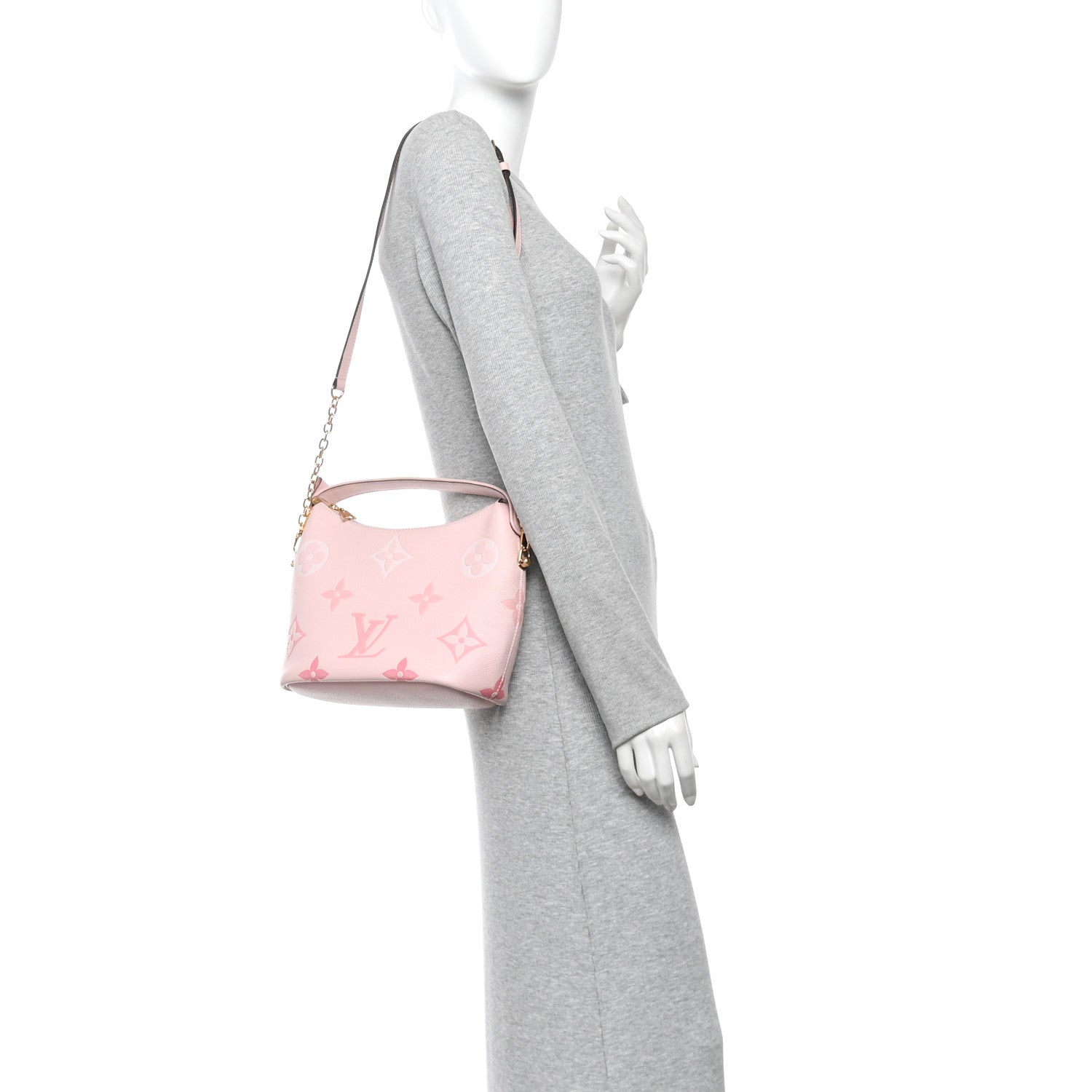 Empreinte Monogram Giant By The Pool Marshmallow Hobo PM Bouton De Rose
