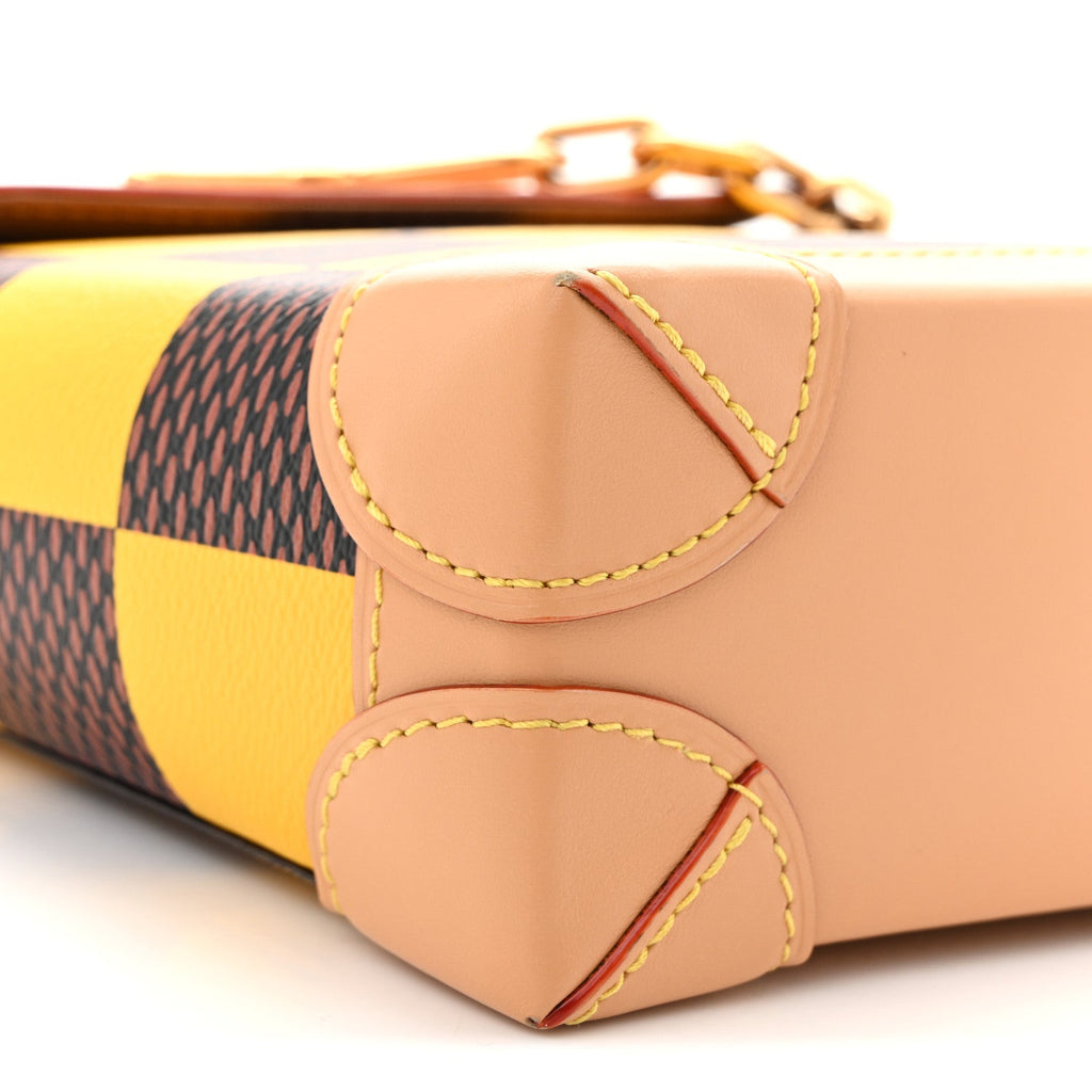 Damier Pop Nano Steamer Yellow