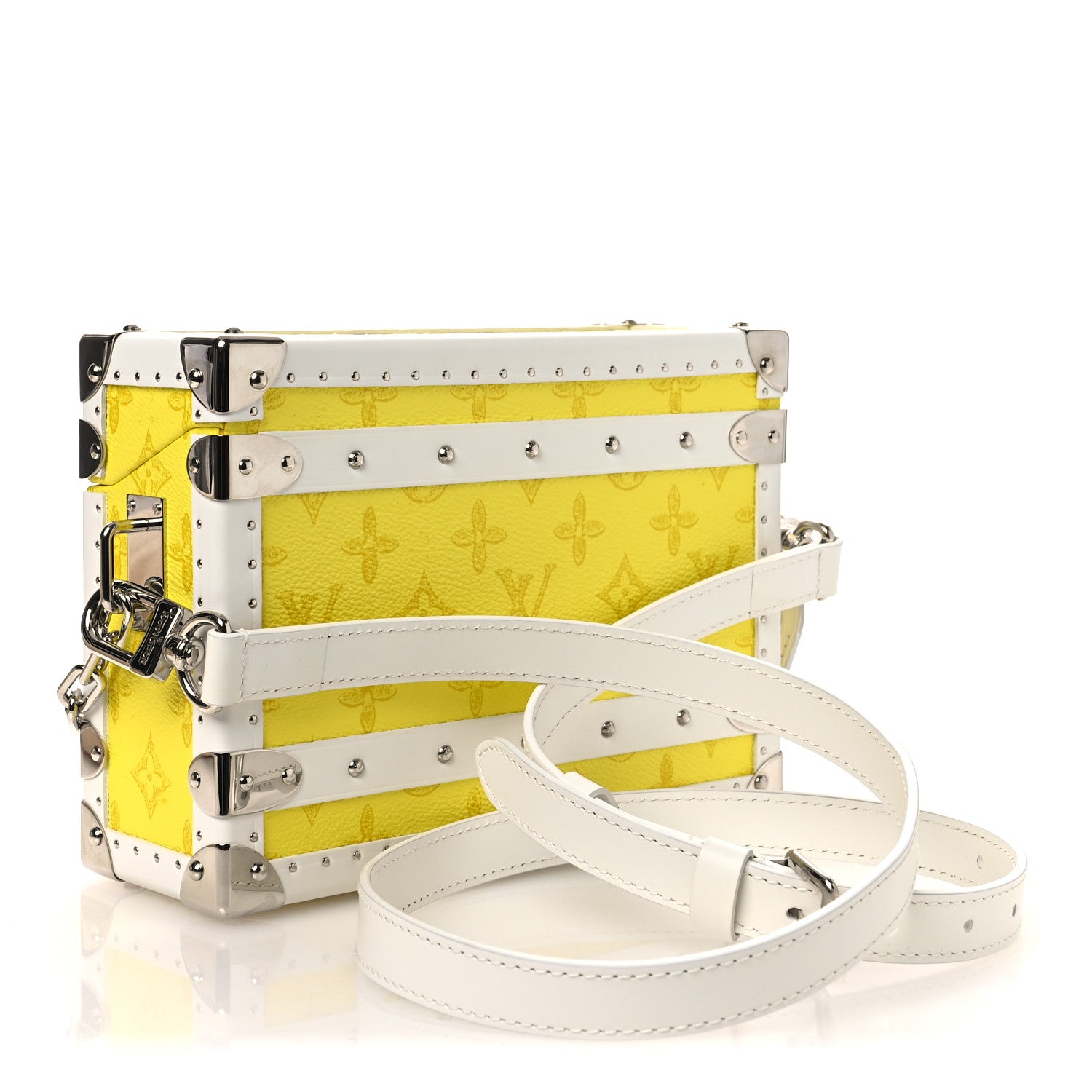 Vintage Monogram Everyday LV Clutch Trunk Jaune