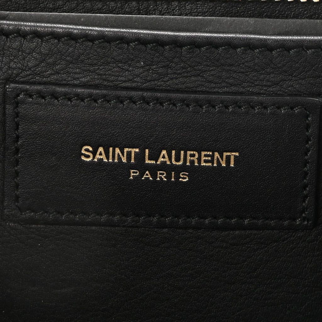 Calfskin Small Classic Y Cabas Black