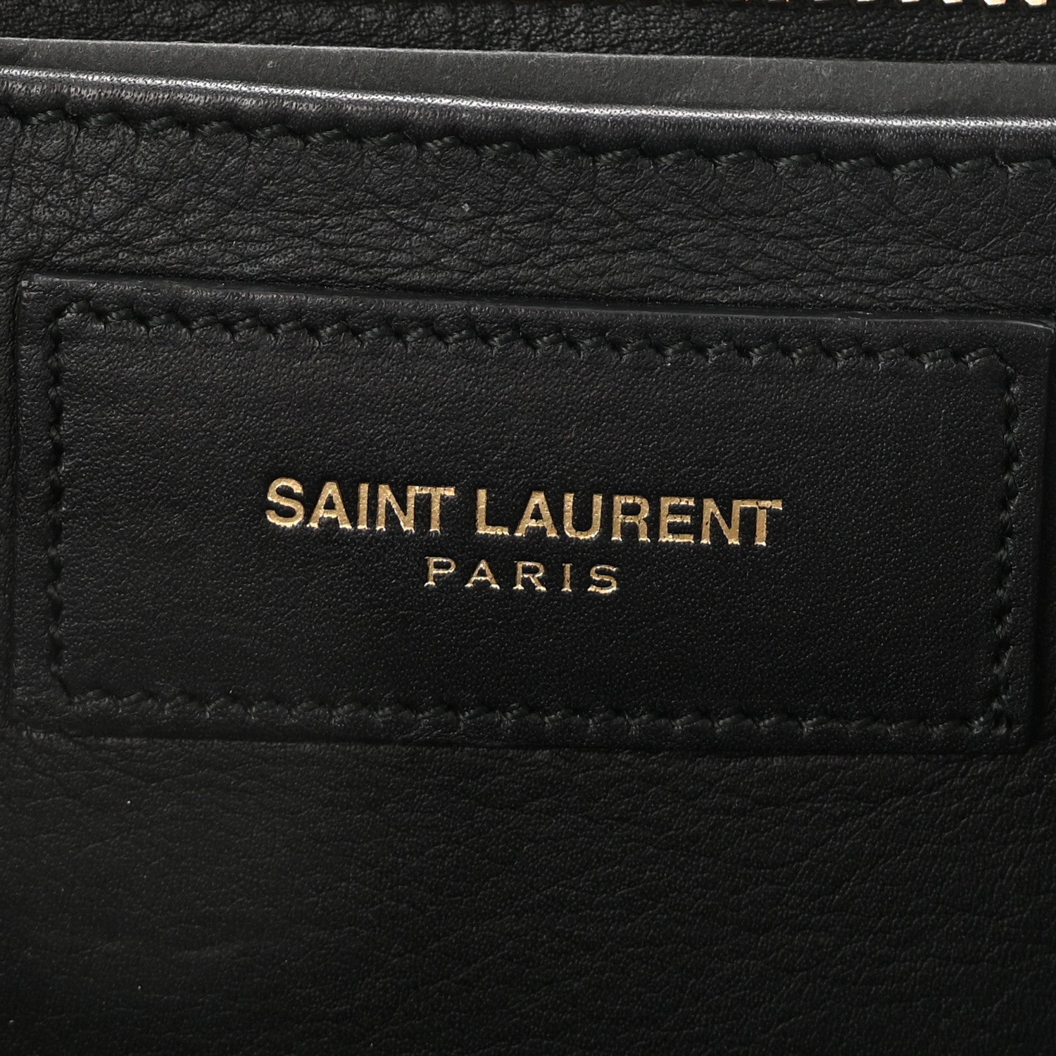 Calfskin Small Classic Y Cabas Black