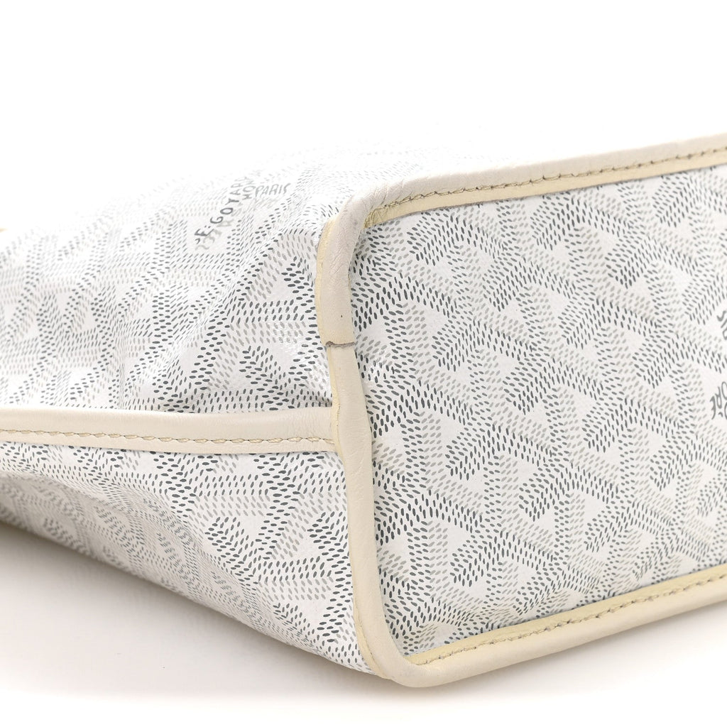 Goyardine Reversible Mini Anjou White