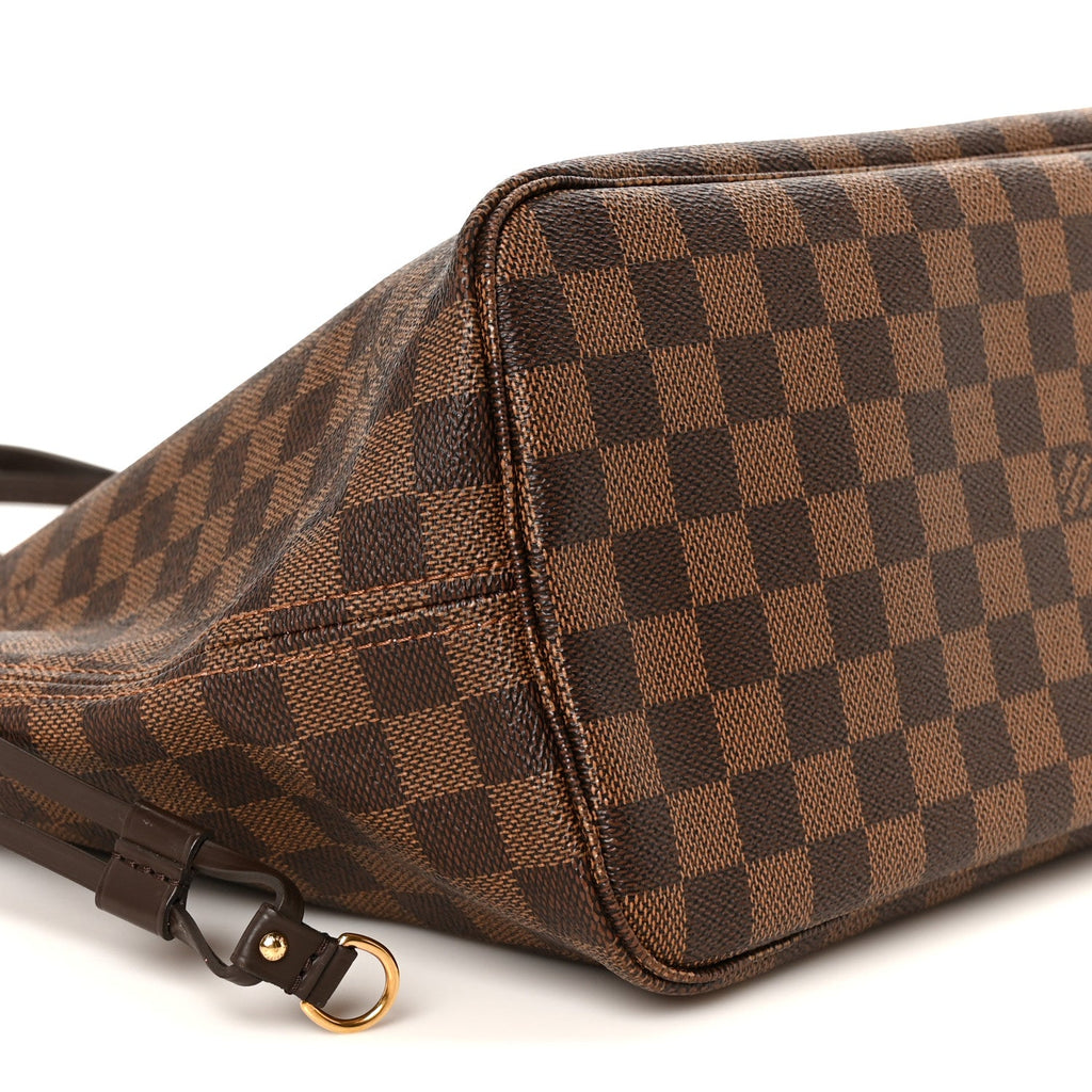 Damier Ebene Neo Neverfull MM Rose Ballerine