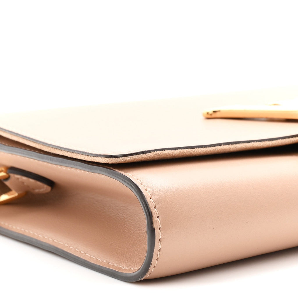 Calfskin Chain Louise MM Nude