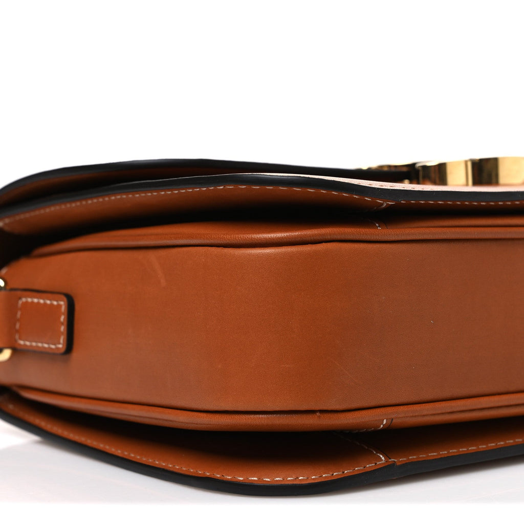 Natural Calfskin Medium Triomphe Tan