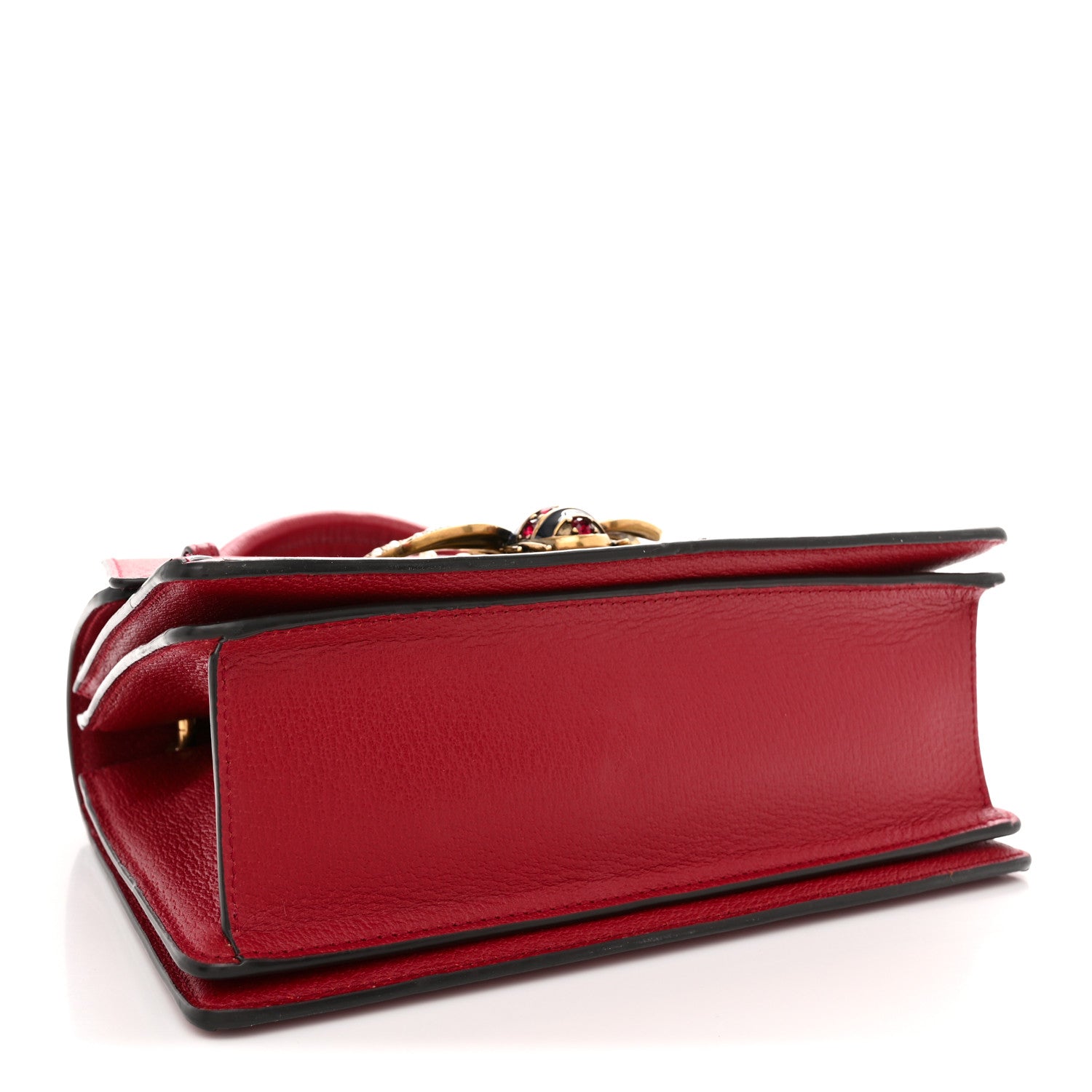 GG Supreme Monogram Small Queen Margaret Top Handle Bag Red