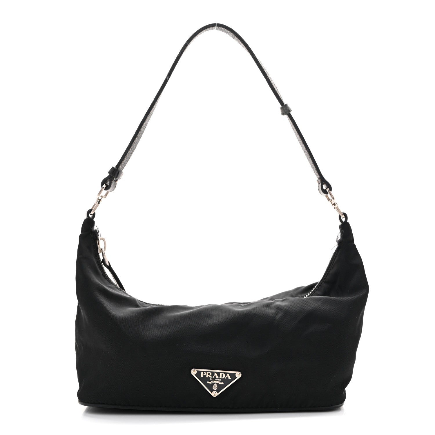 Tessuto Nylon Pochette Bag Black