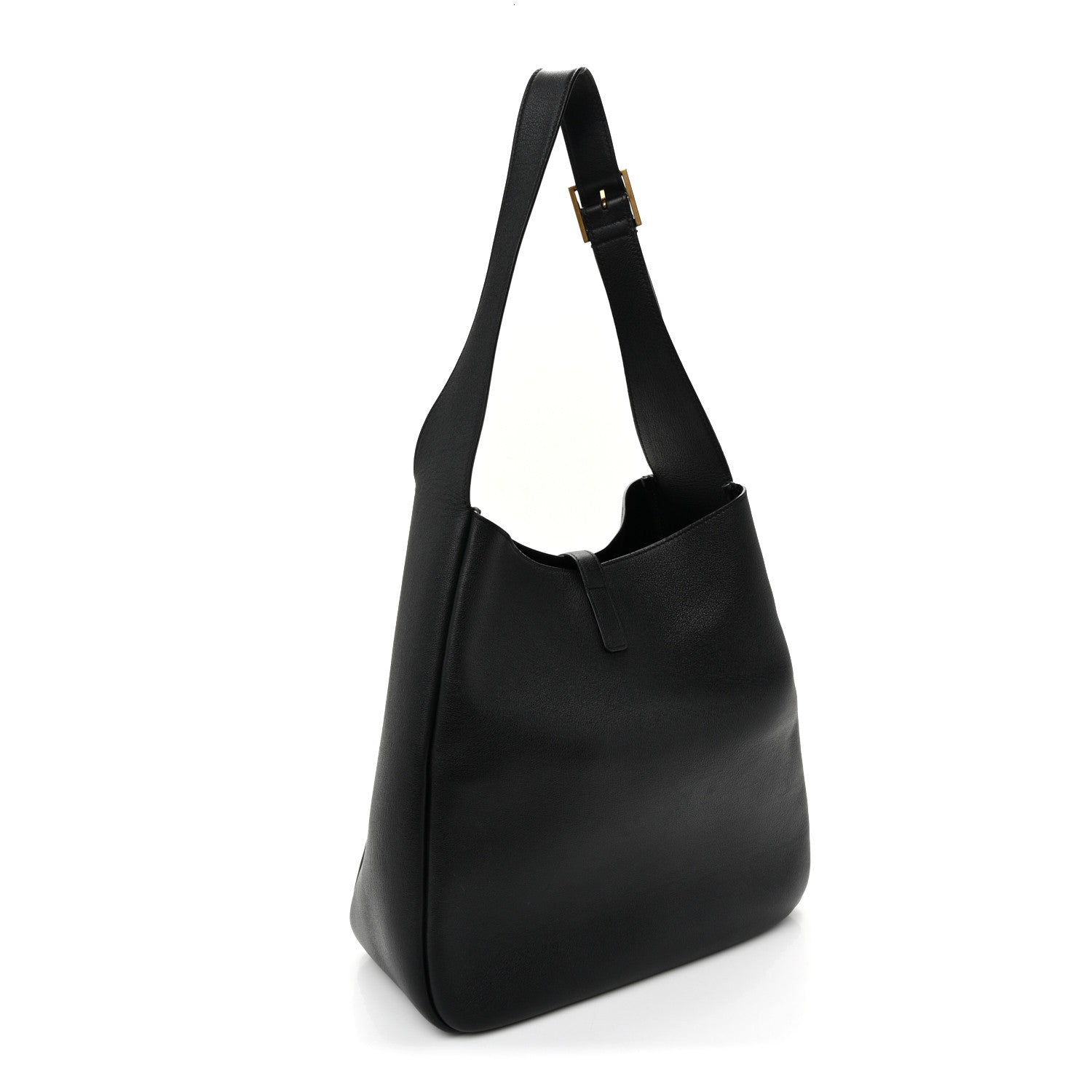 Smooth Calfskin Large Le 5 A 7 Soft Hobo Black