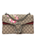 GG Supreme Monogram Blooms Small Dionysus Shoulder Bag Beige Multicolor Dry Rose