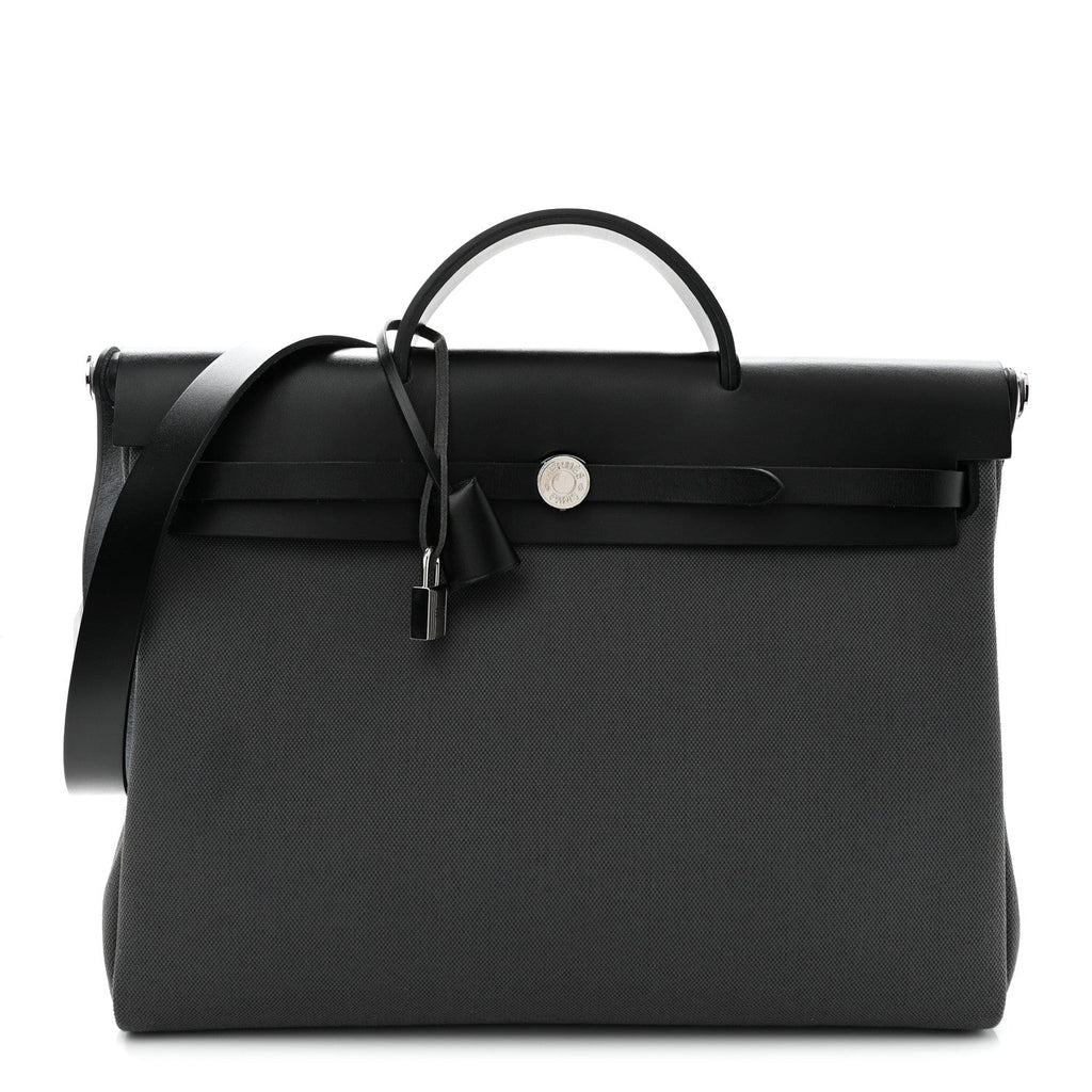 Military Toile Vache Hunter Herbag Messenger 39 Gris Fumee Black