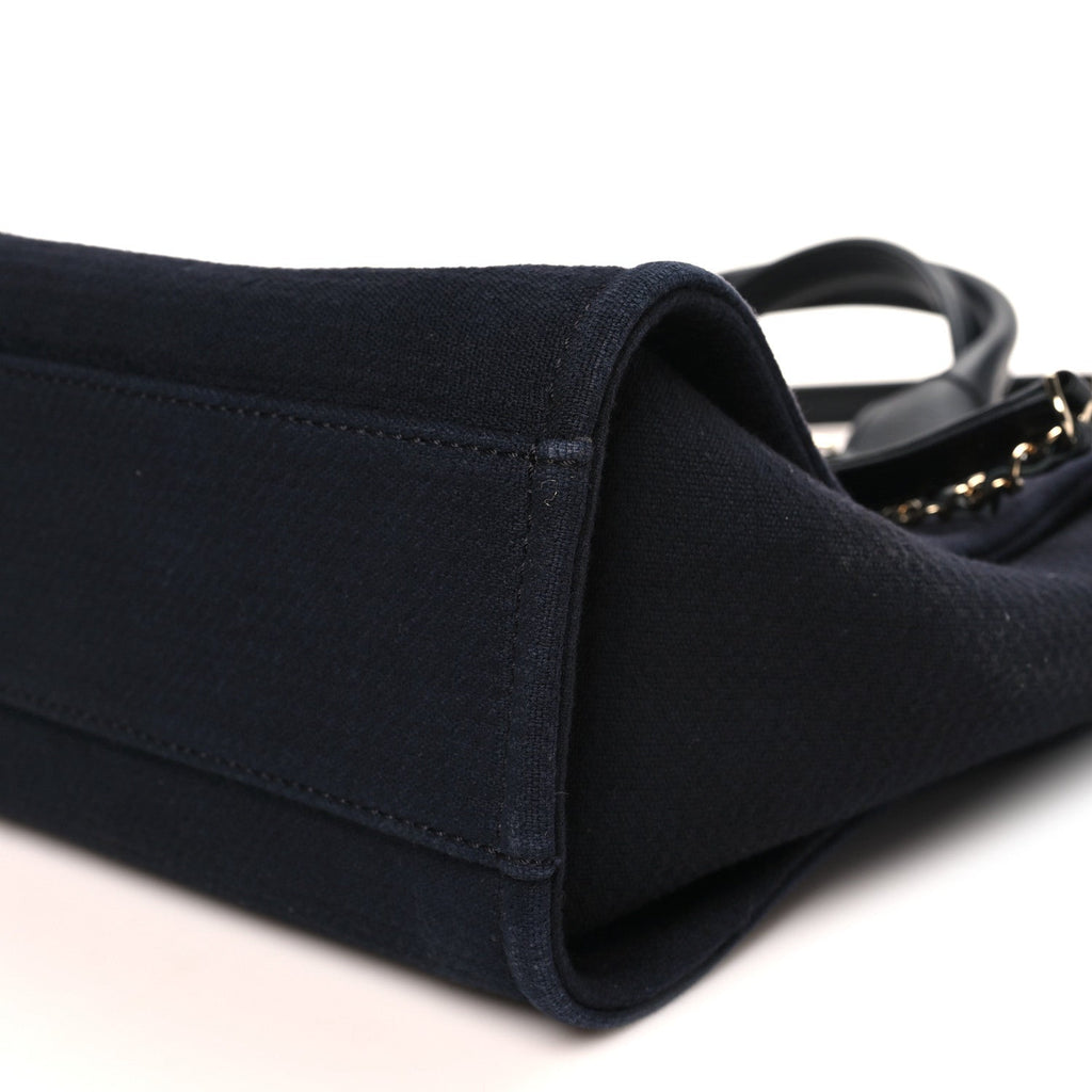 Mixed Fibers Small Deauville Tote Black