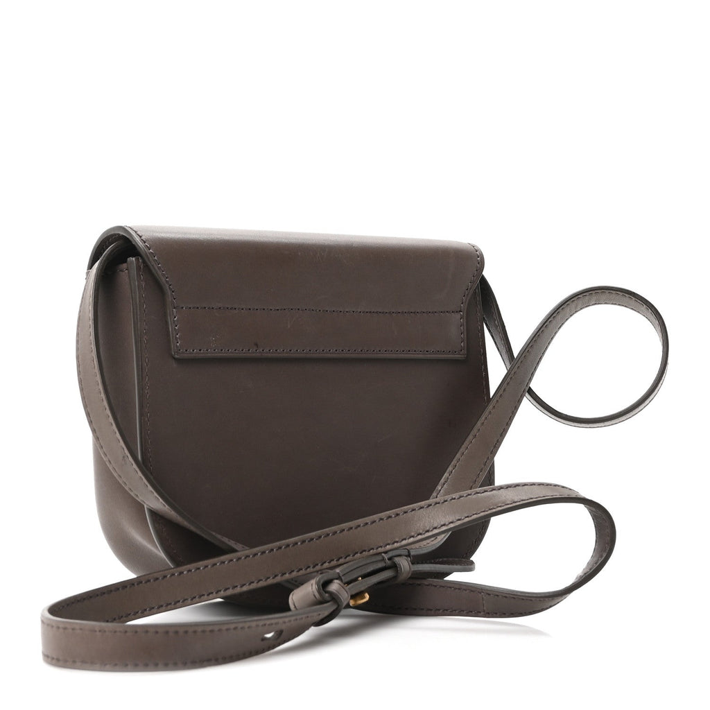 Smooth Vintage Calfskin Small Kaia Satchel Olive