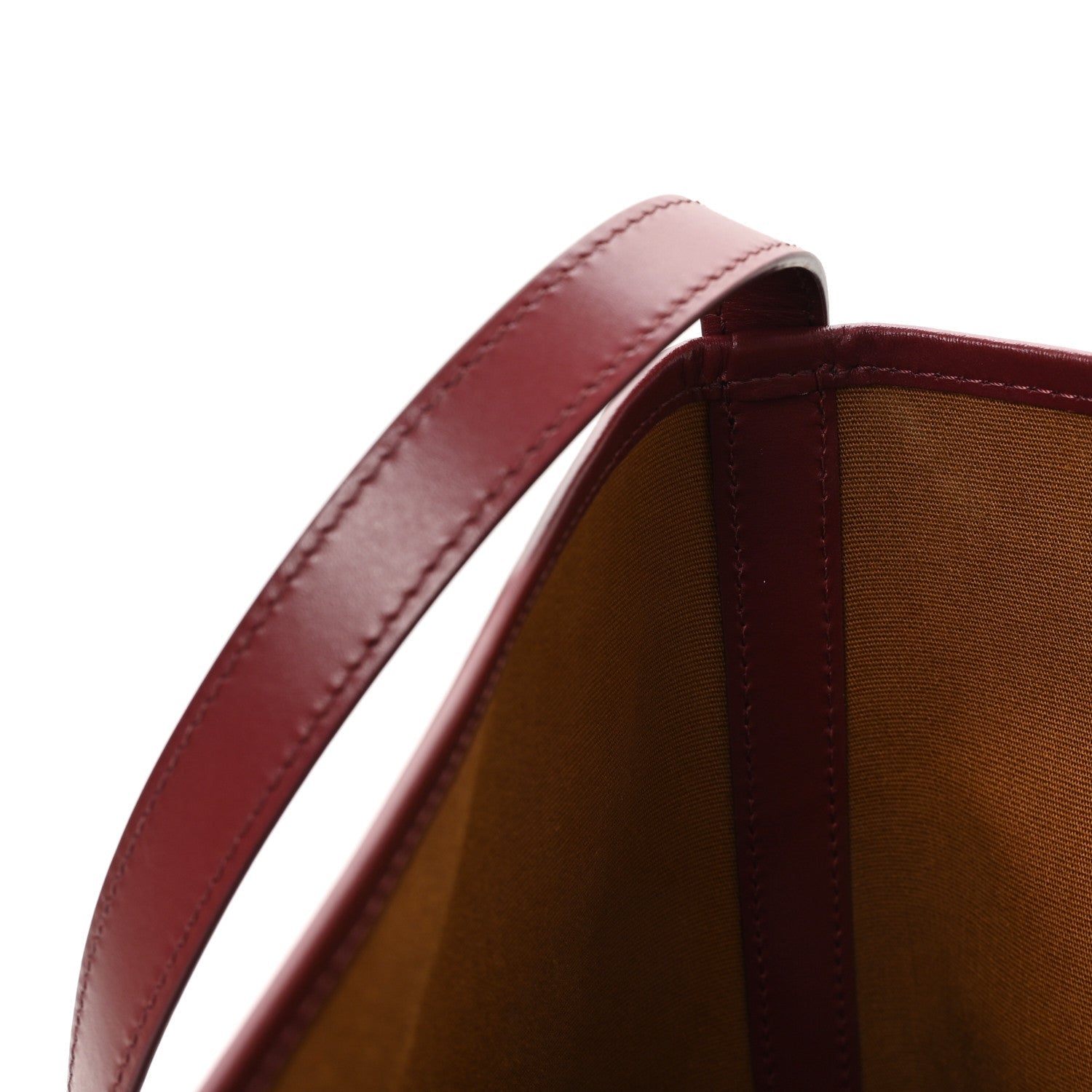 Triomphe Canvas Calfskin Soft Shopper Tote Light Kaki Sky Blue Burgundy Tan
