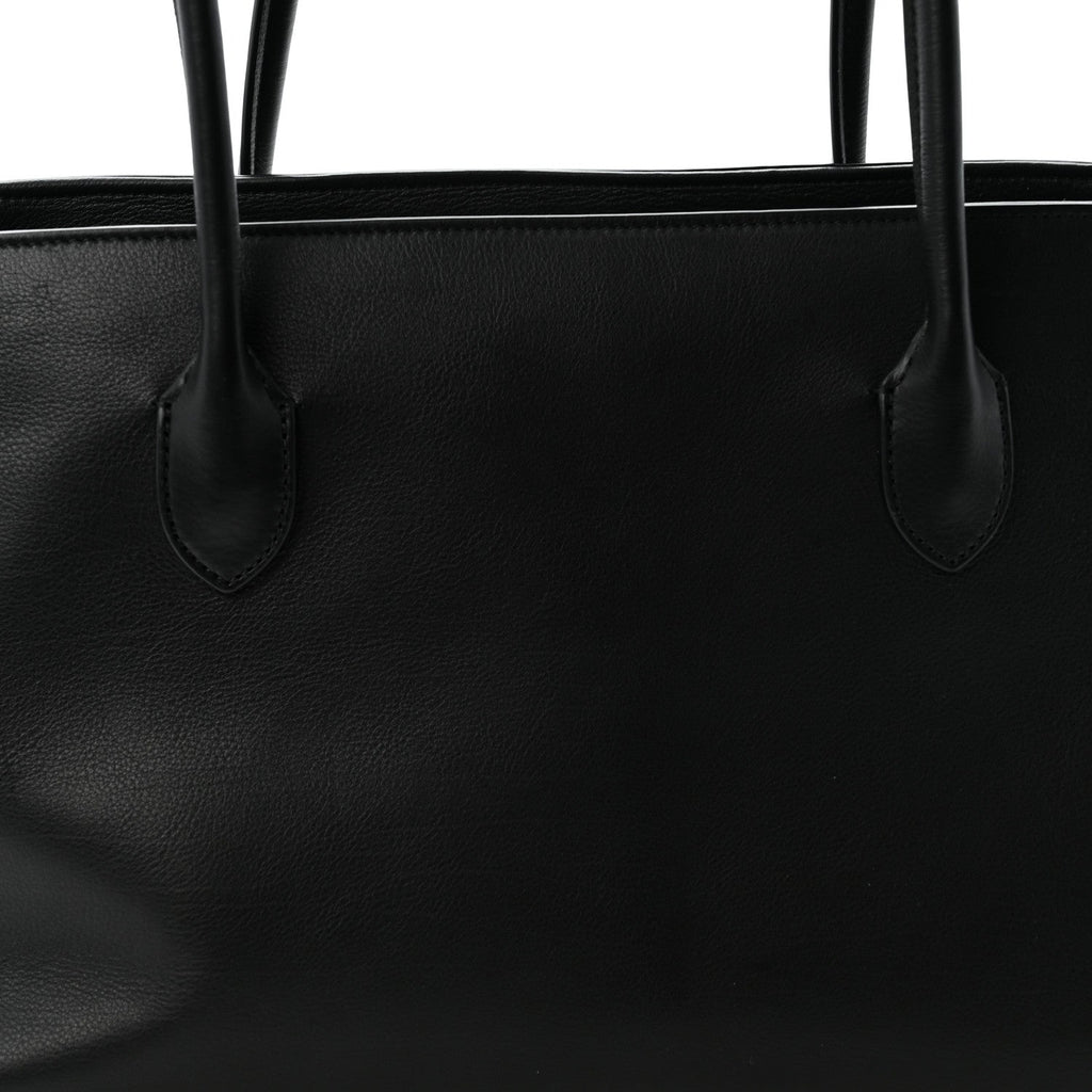 Grained Calfskin Terrasse Bag Black