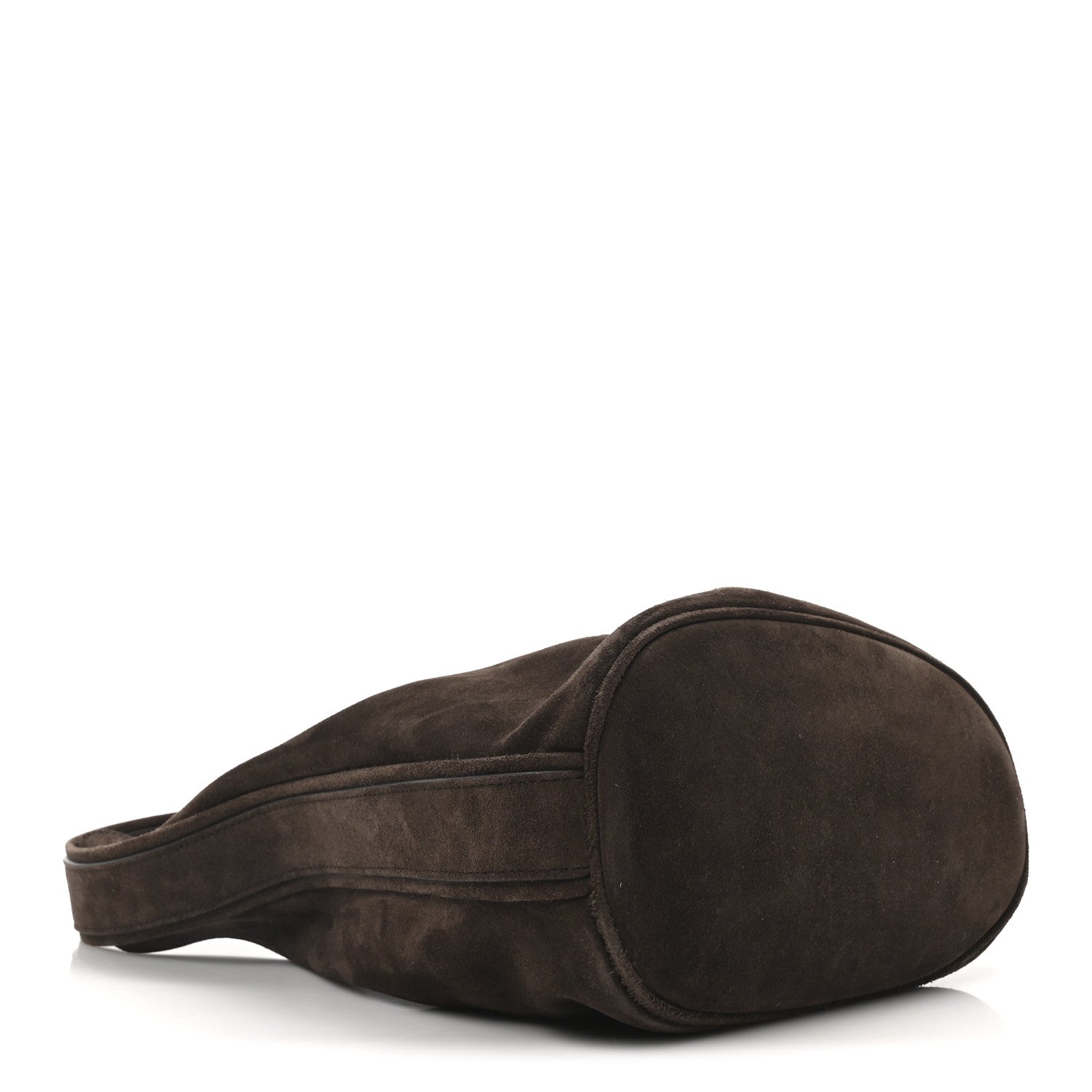 Calfskin Suede Medium Archivo Gancio Hobo Testa di Moro