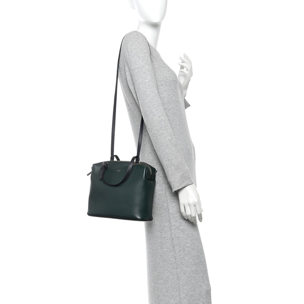 Lambskin Small Soft Cube Satchel Amazone