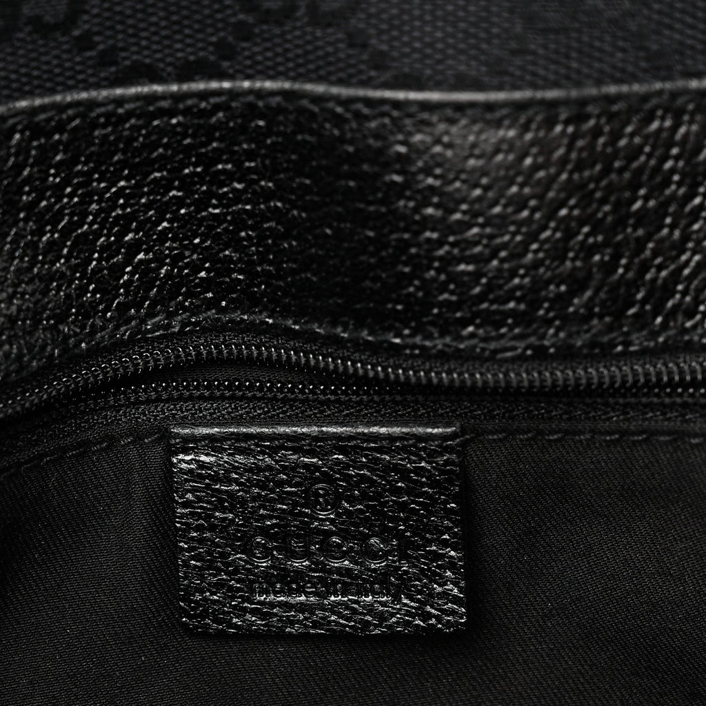 Monogram Satchel Black