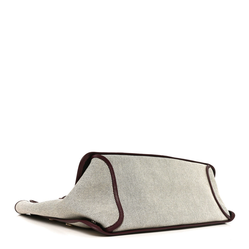 Canvas Medium Bond Shopper Tote Aubergine