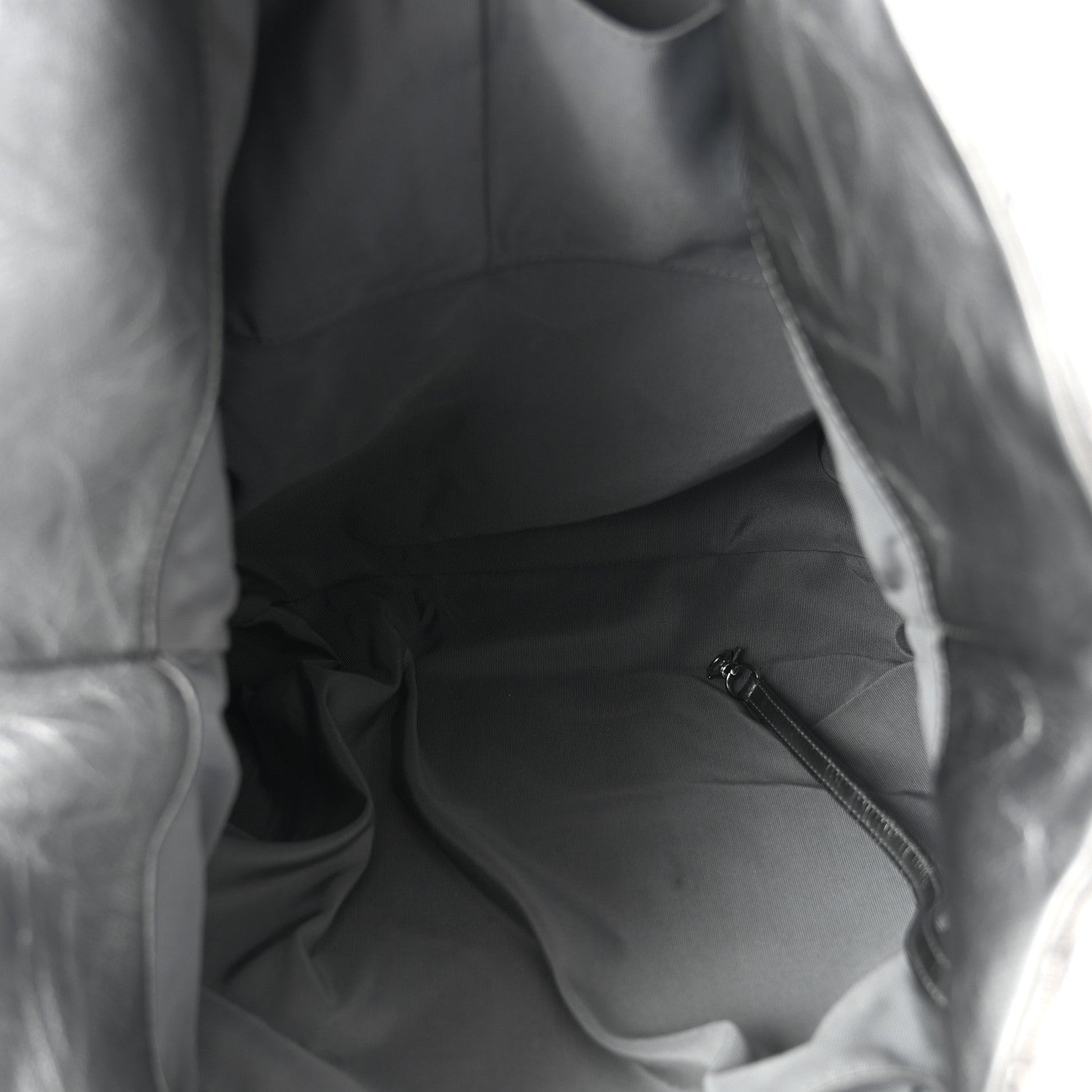 Metallic Crackled Calfskin Quilted Large Big Bang Hobo Silver
