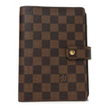 Damier Ebene Medium Ring Agenda Cover