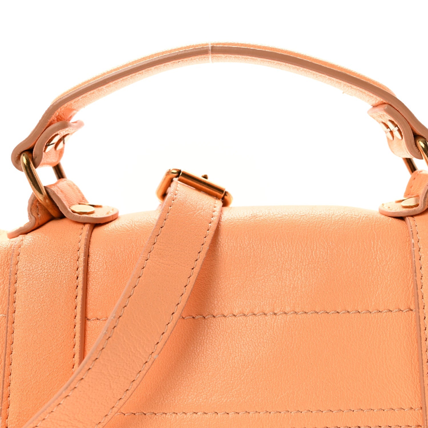 Lambskin Tiny PS1 Satchel Apricot