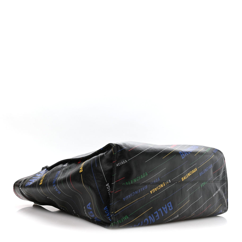 Agneau Logo Print Market XL Shopper Black Black